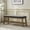 Black, variant on Multi-Tone Speckled Fabric Storage Bench with Solid Wood Frame & Open Shelves for Entryway Bedroom Living Room