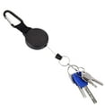 thumbnail image 7 of tooloflife Mini Retractable Key Chains Belt Badge Reel Holder Stainless Steel Clip Black, 7 of 7