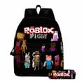 thumbnail image 1 of Mochila de juego de anime con estuche para lápices, mochila escolar para niños y niñas, mochila de hombro para libros escolares, mochila para estudiantes, 1 of 8