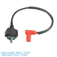 thumbnail image 3 of Unique Bargains 1 Pcs Motorcycle CDI Ignition Coil Engine Ignition Coil for Honda NX250 GB500 1988-1990, 3 of 7