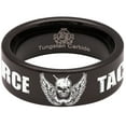 thumbnail image 2 of TACP Special Forces Tungsten Carbide Ring, 2 of 9