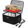 thumbnail image 1 of Portable Oven | 12v, 24v, 110v Car Food Warmer | Portable Mini Oven | Personal Microwave | Heated Lunch Box For Cooking And Reheating Food In Car, Tru, 1 of 5