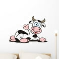 thumbnail image 1 of Cow Relaxed Wall Mural by Wallmonkeys Peel and Stick Graphic (24 in W x 17 in H) WM324528, 1 of 4