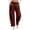 Wine, variant on Barrel Sweatpants for Womens Loose Wide Leg High Waisted Sweat Pants Casual Lounge Sport Pants with Pockets Brown XL