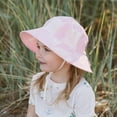 thumbnail image 3 of JAN & JUL 50+ UPF Kids Bucket Hat Girls, with Strings (XL: 6-12 Years, Pink Tie-Dye), 3 of 6