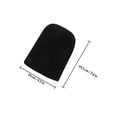 thumbnail image 2 of HAMPPLIES 4Pcs Black Antislip Wheelchair Footrest Protector Pads Comfortable Leg Cushion, 2 of 8