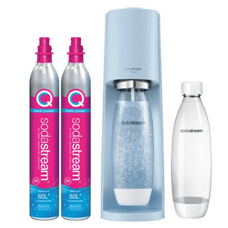 SodaStream One Touch Electric Sparkling Water Maker Kit, Black