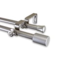 thumbnail image 3 of Rod Desyne Nora 5 by 8" Double Curtain Rod Extends  - Satin Nickel, 3 of 3