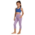 thumbnail image 4 of Xdegoge Capri Leggings for Girls with Pockets Buttery Soft High Waisted Pull on Yoga Leggings Skinny Fit Workout Leggings Gym Running Lounge Travel Wear, 4 of 8
