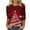 Multicolor#7, variant on Christmas Shirts for Women Plus Size Casual Print Round Neck Short Sleeves Shirt Lightweight Outfits Pullover Blouses for Holiday S-5XL