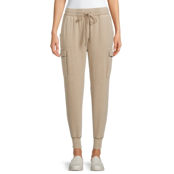 Time and Tru - Time and Tru Women's Cargo Joggers - Walmart.com ...