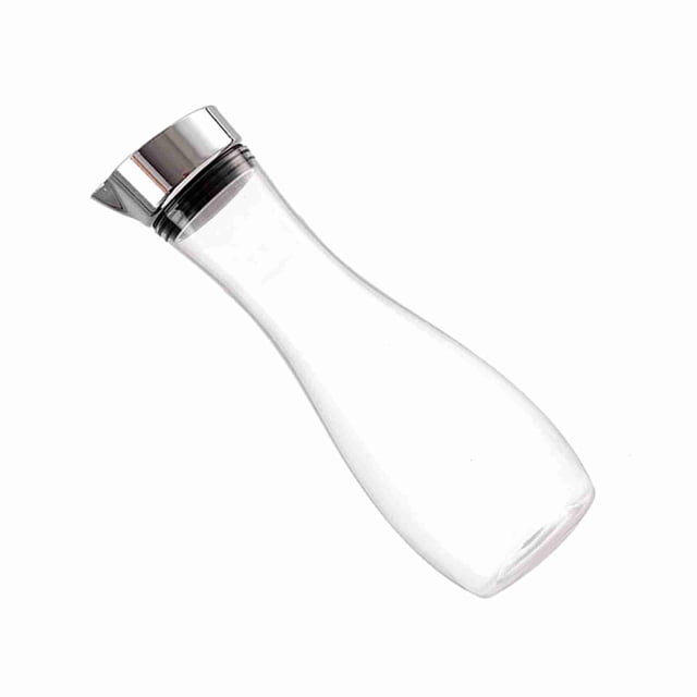 Botella de Jugo Acrílica Conpa, Jarra Transparente de 1,2 L para Jugo, Agua, Agua Infundida, Dulces, Bares, Hoteles, Restaurantes, Hogar