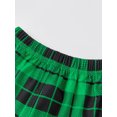 thumbnail image 6 of AceBaby Christmas Family Matching Pajamas Set Plaid and Letter Print Holiday Sleepwear Loungewear PJs, 6 of 10