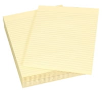 Pack of 12 50 Sheets Each Canary 5 x 8 Inches School Smart Junior Legal Pads