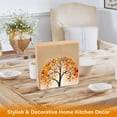 thumbnail image 5 of Orange Tree Abstract Acrylic Napkin Holder Clear Paper Tissue Dispenser Kitchen Dining Room Bathroom Party Hotel, 5 of 8