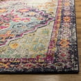 thumbnail image 4 of SAFAVIEH Monaco Foliage Transitional Area Rug, Grey/Fuchsia, 5'1" x 7'7", 4 of 6