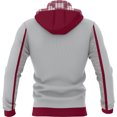 thumbnail image 3 of Men's ProSphere Red Hampden-Sydney College Tigers Heritage Scuba Neck Pullover Hoodie, 3 of 3