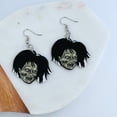 thumbnail image 3 of Mall of Style - Day of The Dead Earrings - Spooky Jewelry - Halloween Accessories (The Spirit), 3 of 6