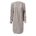 thumbnail image 3 of Cardigan Sweaters for Women Long Sleeve Open Front Loose Fit Knitted Sweater Jacket Coat Womens Cardigan Sweaters, 3 of 6