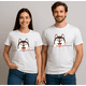 thumbnail image 3 of Playera Blanca Camiseta Unisex Estampada Perro Husky, 3 of 4