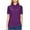 Purple, variant on yillto Womens Short Sleeve Golf Top Buttons Neck Shirts Summer Collared Causal Tennis Athletic Tshirts