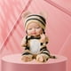 thumbnail image 5 of 3x Cartoon Sleeping Baby Doll Keychain Accessories Sunnimix none, 5 of 8