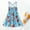 Blue, variant on TIHLMK Toddler Girl Clothes Baby Girls Sleeveless Sling Dress Girls Spring Floral Dress