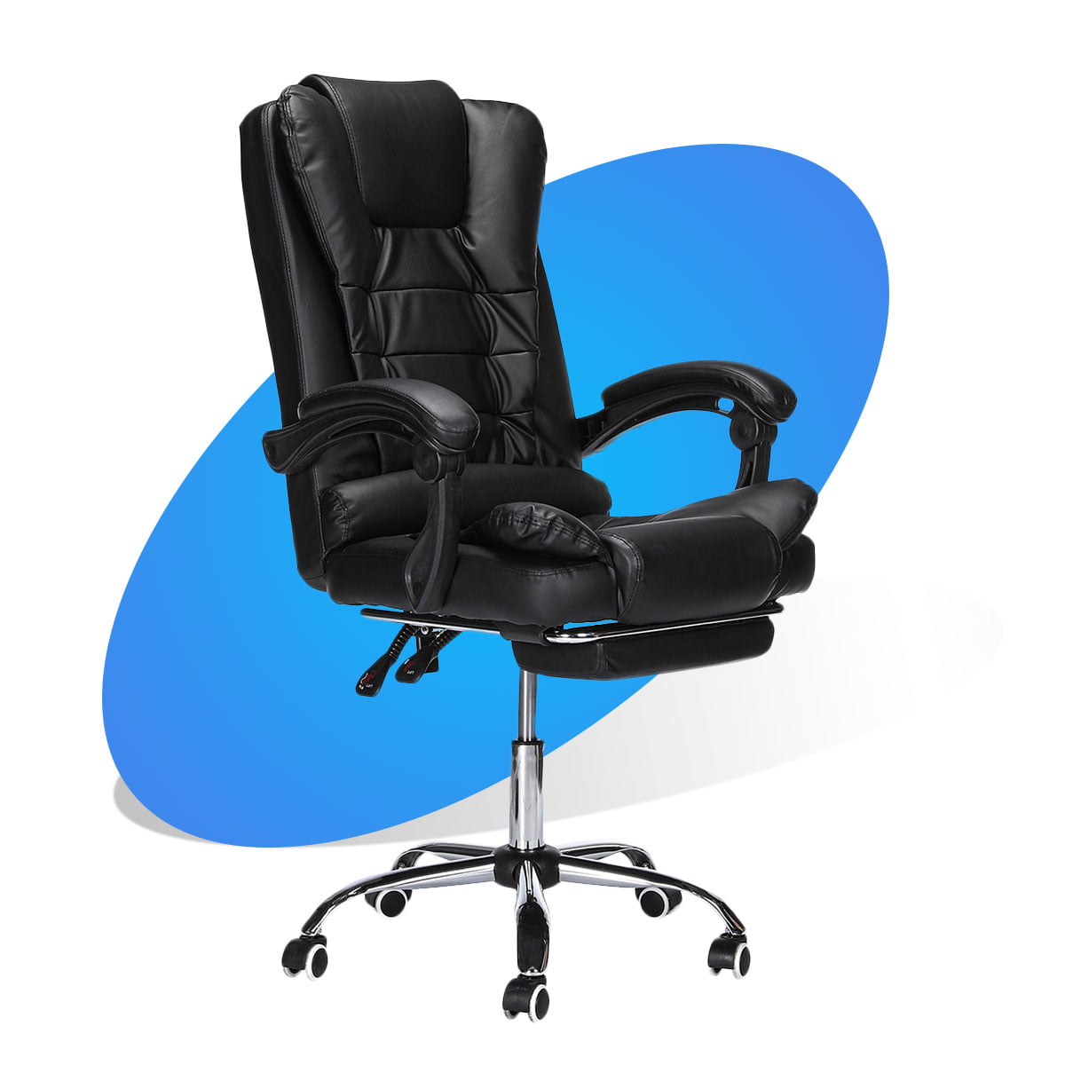 Metal Folding Chair Backrest Adjustment Nap Gaming Chair Suitable for Ergonomic Design Student Chair Comfortable Soft Recliner with Feet HLL Chairs,Adult Office Chair