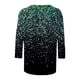 thumbnail image 4 of Blusa informal holgada con mangas 3/4 para mujer de Augper, 4 of 5