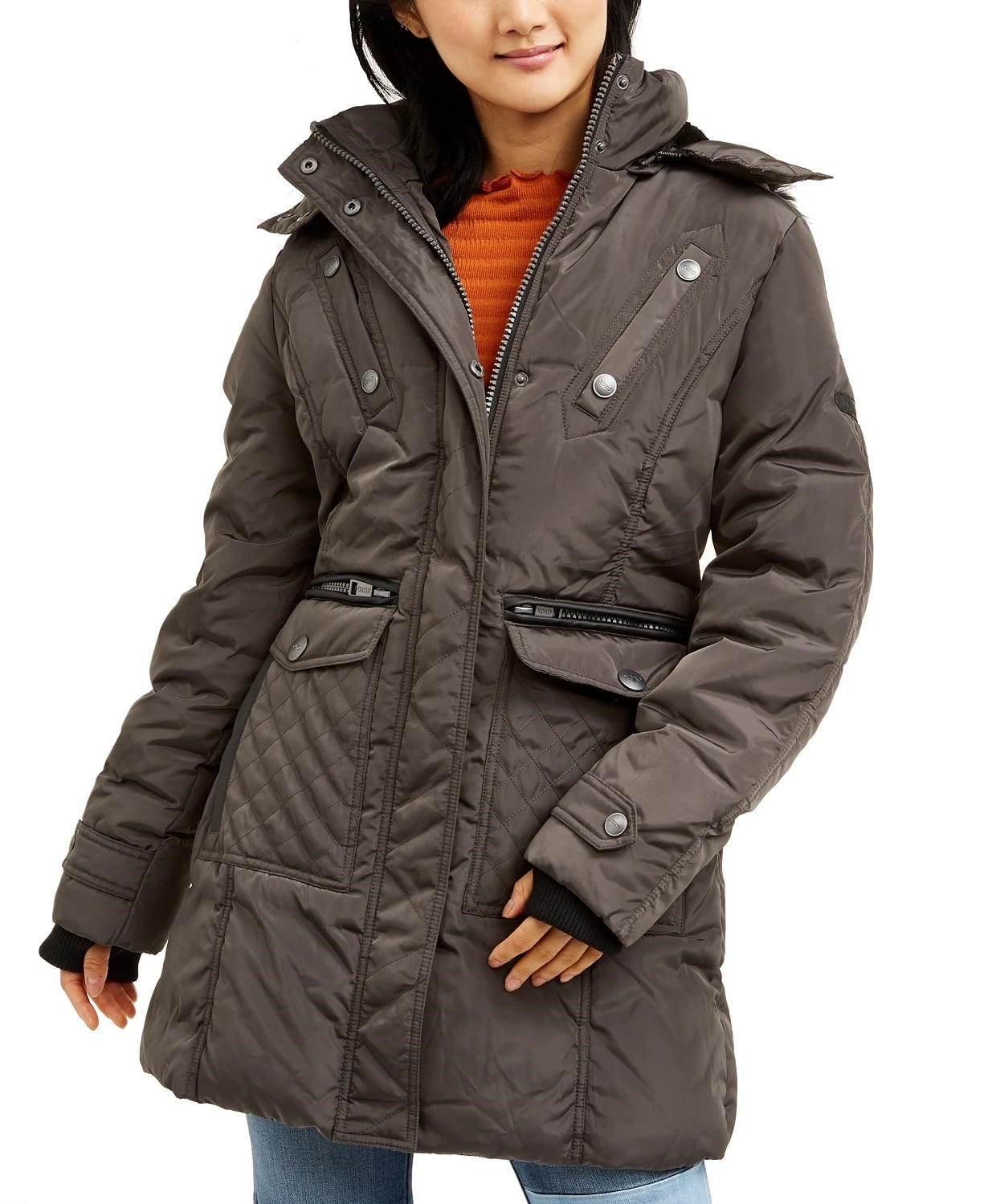 XOXO Women's Trendy Juniors' Faux-Fur 
