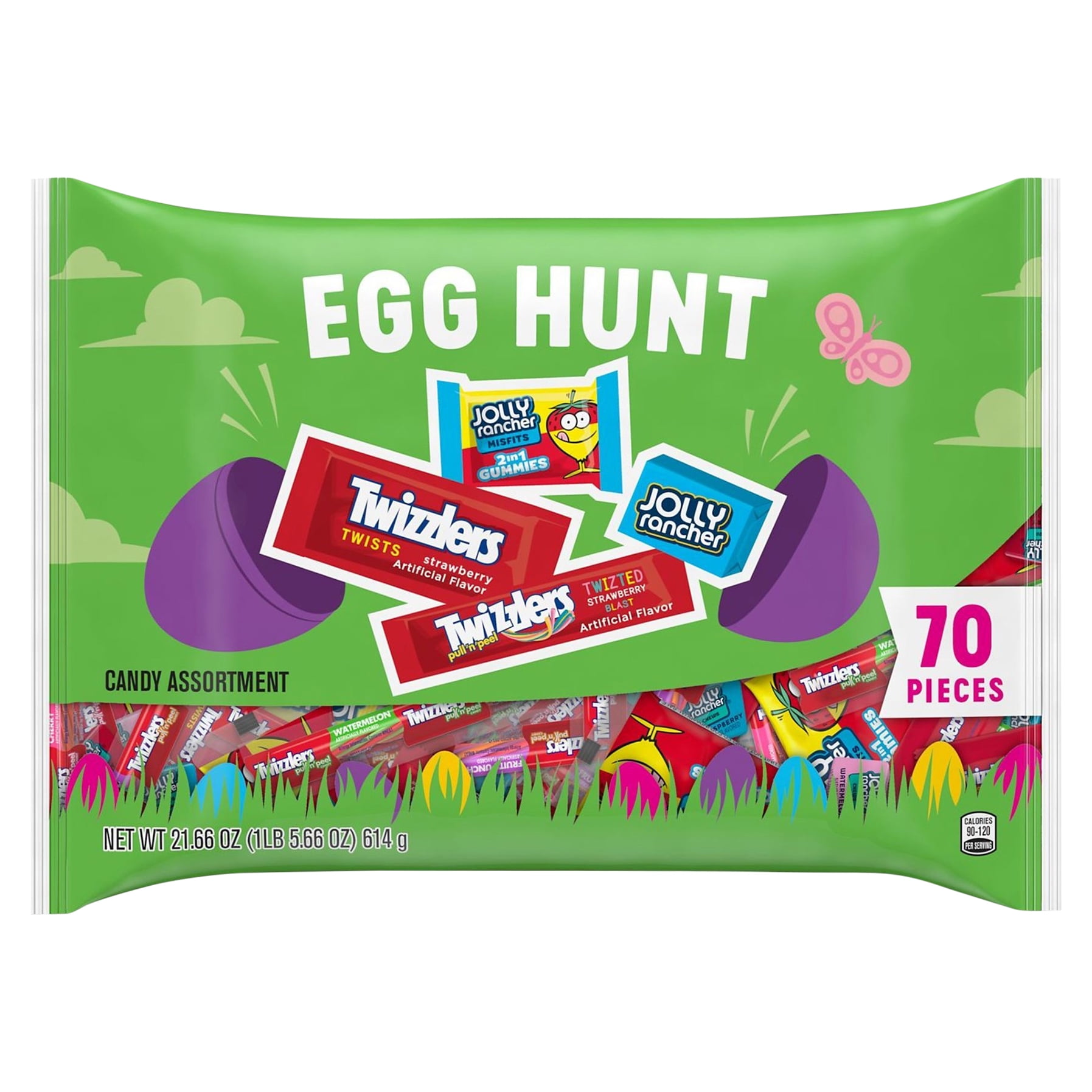 Hershey's Egg Hunt Non-Chocolate 70 piece Easter Candy Bag 21.66 oz -  Walmart.com