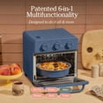 thumbnail image 3 of Wonder Oven Baker’s Kit – 3-Piece Toxin-Free Ceramic Nonstick Bakeware Set (8” Round, 8” Square, 6-Cup Muffin Pan) - Oven-Safe up to 450°F - Blue Salt, 3 of 3