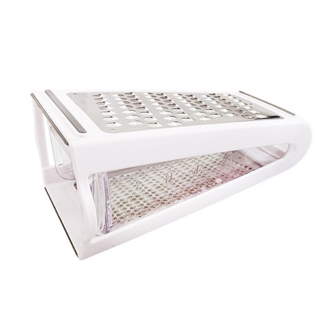 Kearding Rallador de verduras de 2 caras, Mini trituradora de queso, rebanadora de pepino de acero inoxidable, utensilios de cocina, accesorios Cocina y Comedor Kearding HA5040-00B