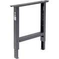thumbnail image 4 of Adjustable Height Workbench C-Channel Leg, 72"W x 30"D, 1-1/2" Shop Top Square Edge, Black, 4 of 6