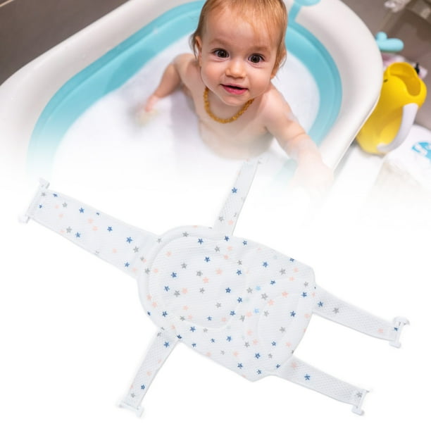Soporte Para Asiento De Baño Para Bebé, Antideslizante, Universal, Desmontable, Rojo Para Bañera, Eslinga, Malla De Ducha Para Un Baño Seguro Y Cómodo