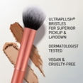 thumbnail image 4 of Real Techniques Cruelty Free Powder Brush With Ultra Plush Custom Cut Synthetic Bristles and Extended Aluminum Ferrules to Build Coverage, 4 of 6