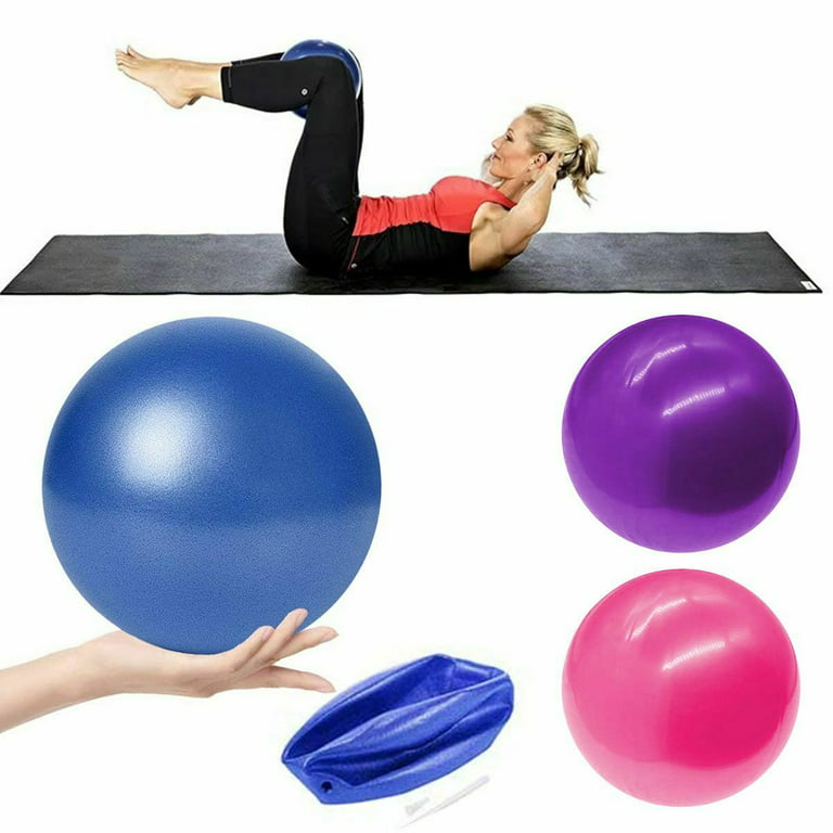 Buy FirstFit Small Exercise Yoga Ball, Pilates Ball 25cm/9 Inch Small  Workout Ball Anti-Burst Fitness Balance Ball for Gym, Office, Home Workout,  Core Training (Size-25 CM, Multicolor) Online at Best Prices in
