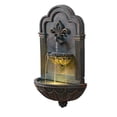 thumbnail image 5 of Teamson Home Fleur-de-lis Outdoor Water Fountain–Warm Glow Lighting with Adjustable Flow & Electric Pump, Antique Cooper, 5 of 10