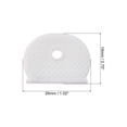 thumbnail image 2 of Key Cap Cover Semicircle Key Identifier Tags for Identifying Keys Coding, White, 10 Pack, 2 of 6