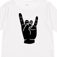 thumbnail image 4 of Inktastic Rocker Horns Boys or Girls Long Sleeve Toddler T-Shirt, 4 of 5