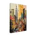 thumbnail image 4 of Canvas Wall Art - Ray Heere 'Pop Art New York Gold 7' Wall Art for Living Room, Bedroom, or Office DÃ©cor by Trademark Fine Art - 12 x 19 Inches, 4 of 4