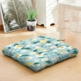 thumbnail image 4 of Colorful Flower Floor Pillow 22 Inch Large Square Cushion, Abstract Watercolor Design, Soft for Meditation & Balcony, 4 of 7