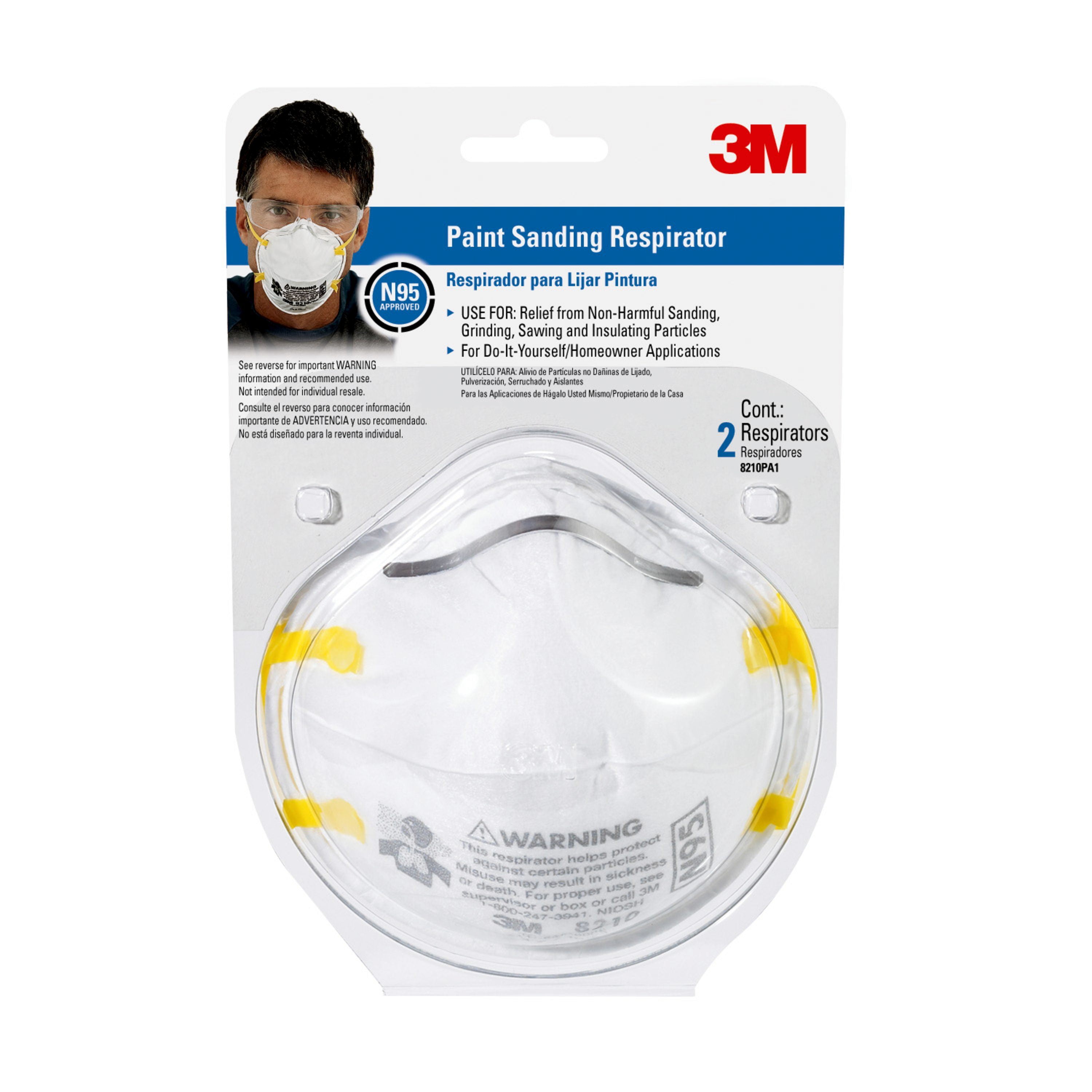 3M Paint Sanding Respirator 2 Count