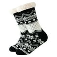 thumbnail image 3 of Christmas Socks for Women Soft Winter Stockings Floor Socks Cozy Thermal Sleeping Booties For Home, 3 of 3