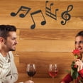 thumbnail image 3 of 12 piezas de música nota de la pared calcomanías de pared nota adhesiva pegatinas de música decorativa calcomanías de nota de interior calcomanías de la cafetería, 3 of 5