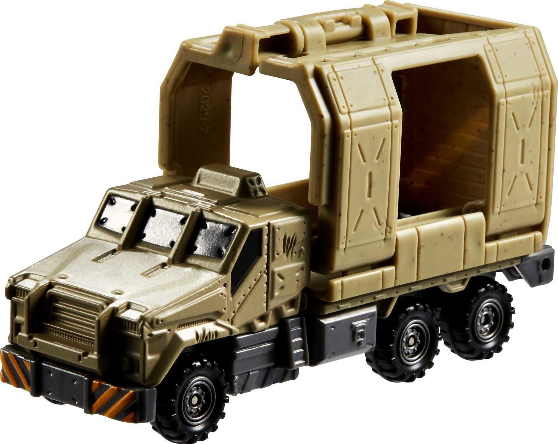 Matchbox Jurassic World Dino Transporters, 1 Vehicle & 1-2 Mini Dinosaurs