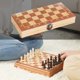 thumbnail image 5 of Juego de backgammon de ajedrez de ajedrez plegable Juego Juguete educativo para juego , Principiante, , Familia x CUTICAT juego de ajedrez internacional, 5 of 8