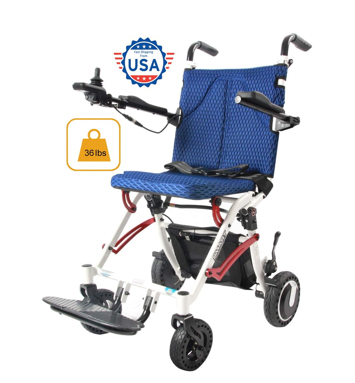 Rubicon Electric Wheelchair Super Lightweight Foldable ...
