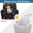 thumbnail image 4 of Kuiaobaty Dachshund Paws Print Recliner Couch Cover Heavy Duty Reclining Sofa Slipcover Thick Recliner Chair Cover Washable Reclining Slipcover with Elastic Bottom for Living Room, 4 of 8