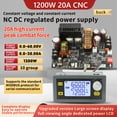 thumbnail image 1 of Regulador De Voltaje De Cc Regulador de voltaje DC 1200W 20A Fuente de alimentación CNC Estabilizador ajustable (A) WDOplteas Para estrenar, 1 of 9